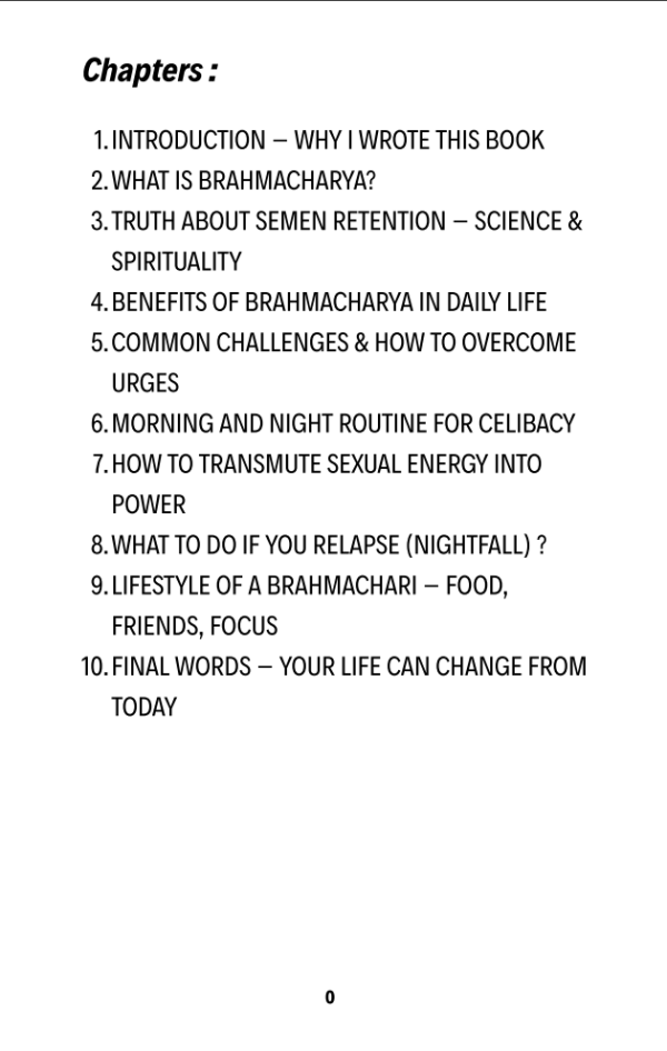 Unlock Your Energy. Master Your Mind. Transform Your Life. - A Practical Guide to Brahmacharya & Semen Retention E-Book - Image 2