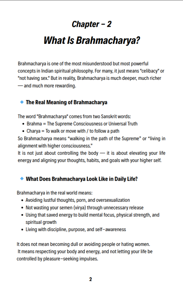 Unlock Your Energy. Master Your Mind. Transform Your Life. - A Practical Guide to Brahmacharya & Semen Retention E-Book - Image 4