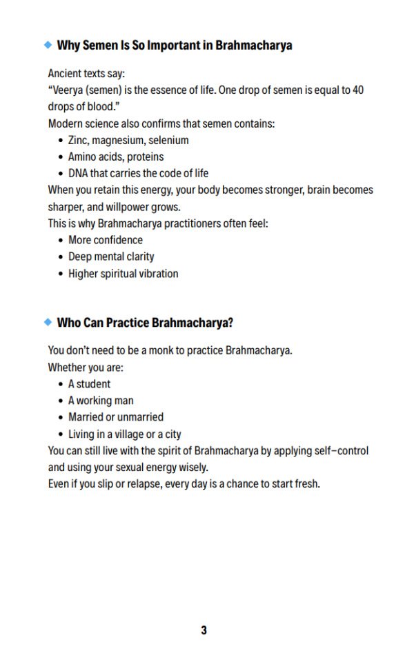 Unlock Your Energy. Master Your Mind. Transform Your Life. - A Practical Guide to Brahmacharya & Semen Retention E-Book - Image 5